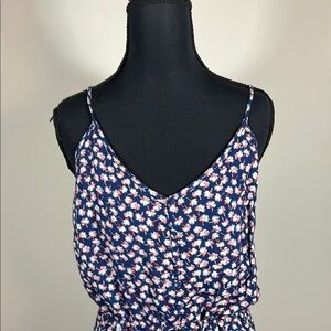 Rails Blue and White Sleeveless Camisole Top